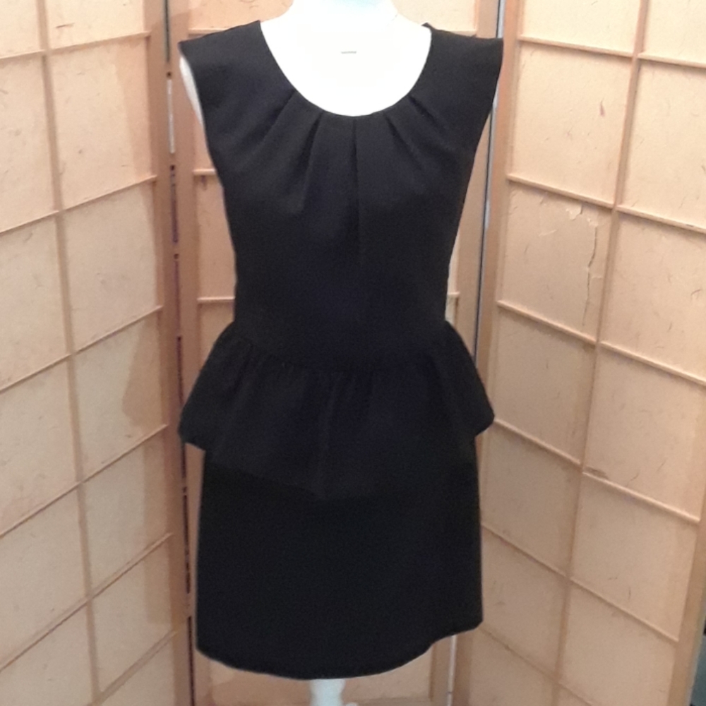 T. Milano black sleeveless dress